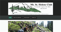 Desktop Screenshot of mtsthelensclub.org